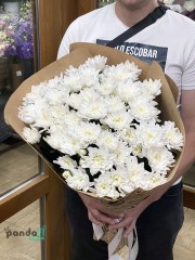 11 білих хризантем 