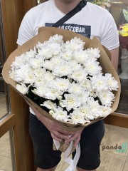 11 білих хризантем 