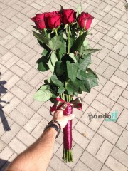 15 red roses 60 cm