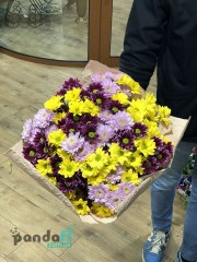 15 chrysanthemums mix of 3 colors