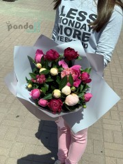 15 peonies mix