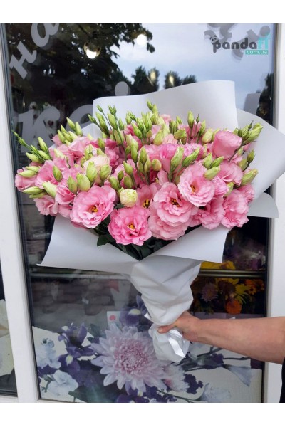 15 рожевих еустом