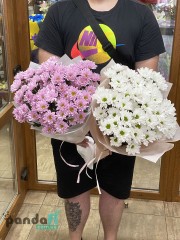 2 букета по 7 хризантем