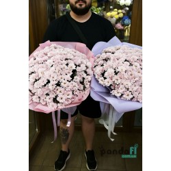 2 букета по 25 хризантем