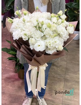 21 white eustoma