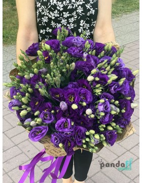 21 фіолетова еустома