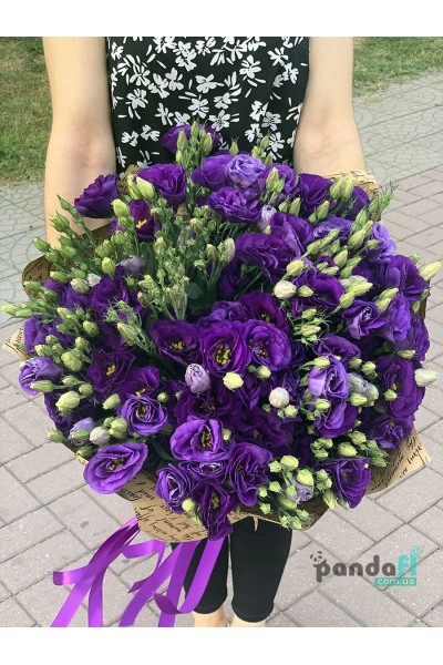 21 фіолетова еустома