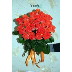 31 коралова троянда 70 см