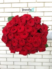 31 червона троянда 70 см