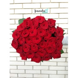 31 червона троянда 70 см