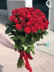 31 червона троянда 90 см
