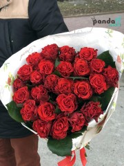 31 червона троянда Ель Торо 60 см