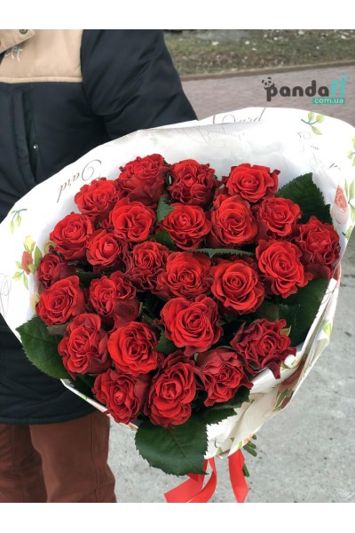 31 червона троянда Ель Торо 60 см