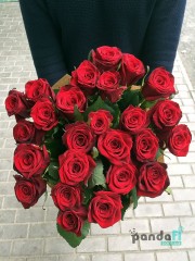 35 red roses 60 cm
