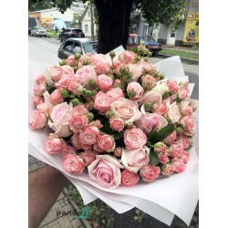 35 троянд мікс звичайна+кущова