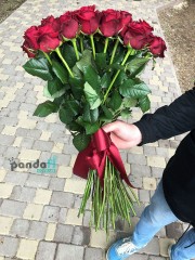 35 червоних троянд 60 см #2