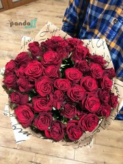 41 червона троянда 80 см