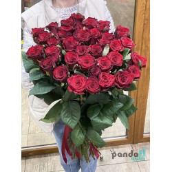 39 червоних троянда 70 см