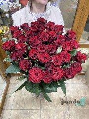 39 червоних троянда 70 см