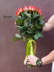 41 коралова троянда 70 см