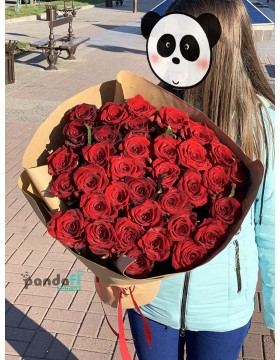 41 red roses 70 cm #2