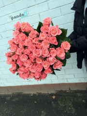 41 рожева троянда Каріна 80 см