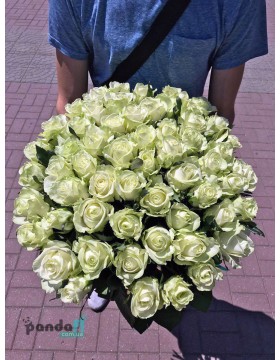 51 white rose 60 cm #2
