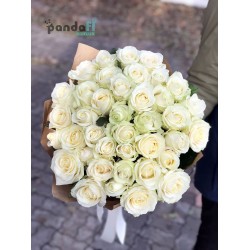 51 біла троянда