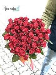 51 червона троянда Престиж 60 см