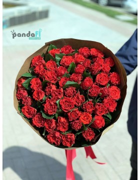 51 red rose El Toro 70 cm #2