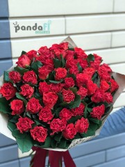 51 червона троянда Ель Торо 70 см