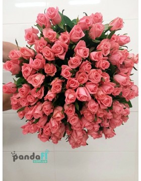 51 pink rose Karina 60 cm
