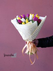 51 tulips mix 3 colors