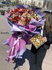 55 альстромерій