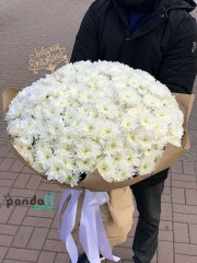 59 білих хризантем