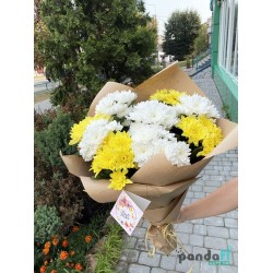 9 хризантем мікс #4