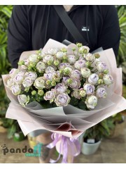 9 бузкових кущових троянд