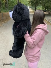 Ведмедик 100 см чорний