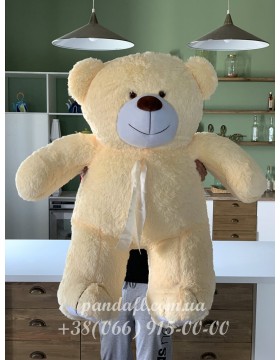 Ведмедик 100 см персиковий