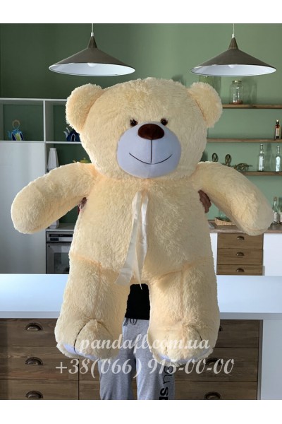 Ведмедик 100 см персиковий