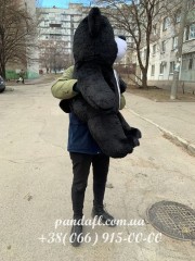 Ведмедик 130 см чорний