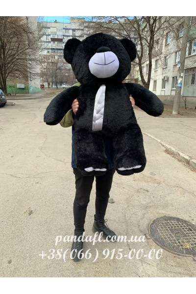 Ведмедик 130 см чорний