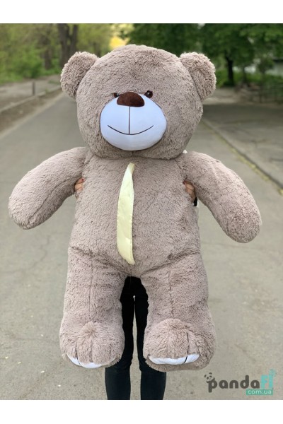 Ведмедик 130 см попелястий