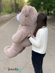 Ведмедик 130 см попелястий