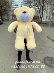 Ведмедик 130 см персиковий