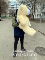 Ведмедик 130 см персиковий