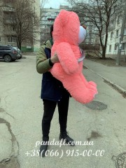 Ведмедик 130 см рожевий