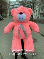 Ведмедик 130 см рожевий