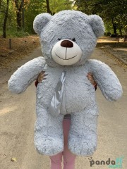 Ведмедик 130 см сірий