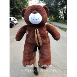 Ведмедик 160 см коричневий